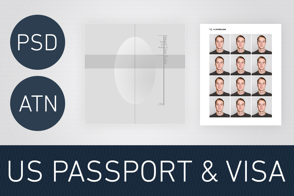 Photoshop Passport Photo Template